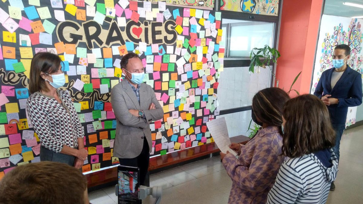 Espot i Vilarrubla entrevistats per l'alumnat.