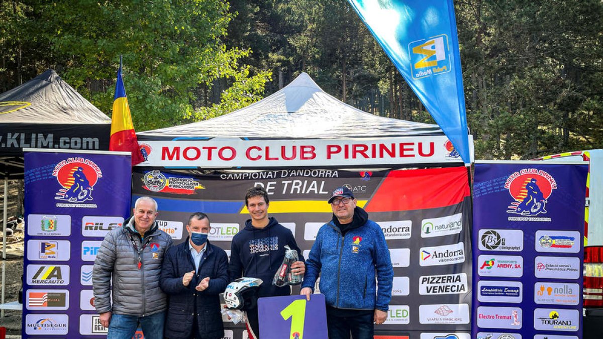 Jordi Lestang, guanyador del Campionat d'Andorra.