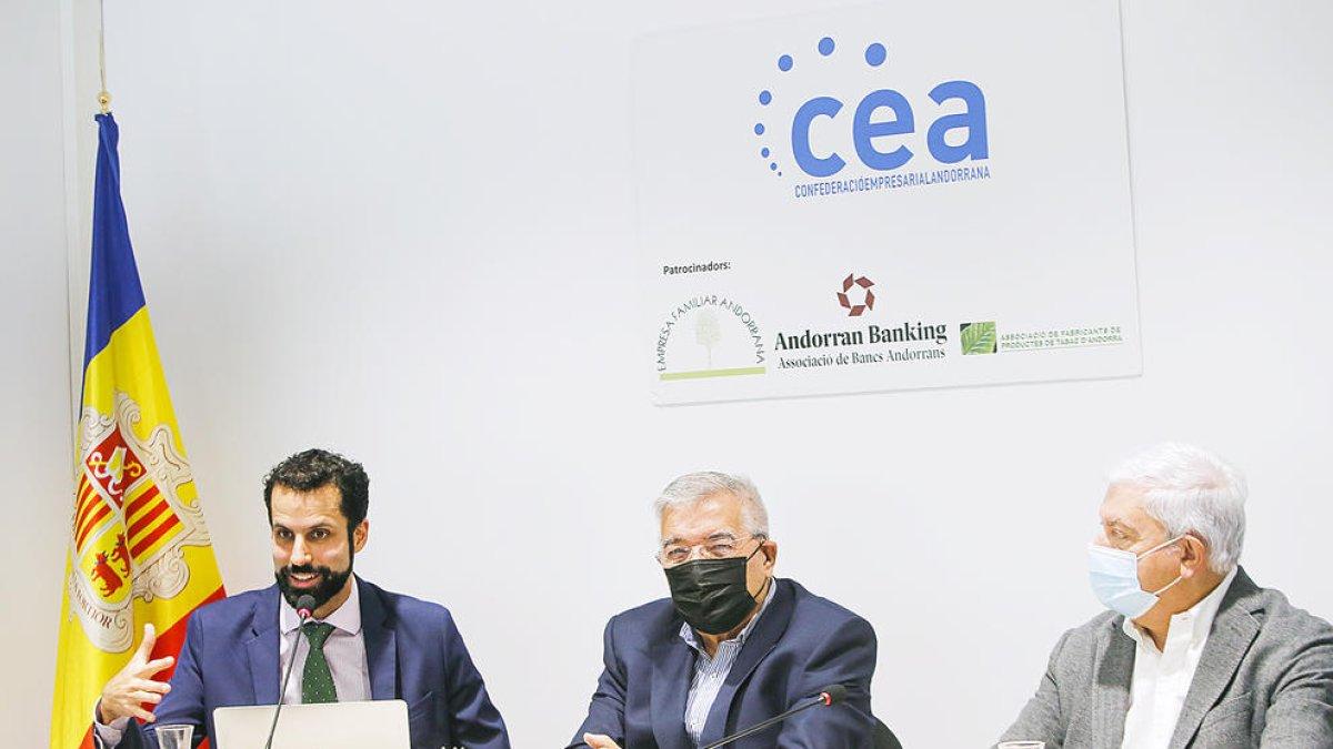Presentació de l'informe de l'ATVA a la seu de la CEA.