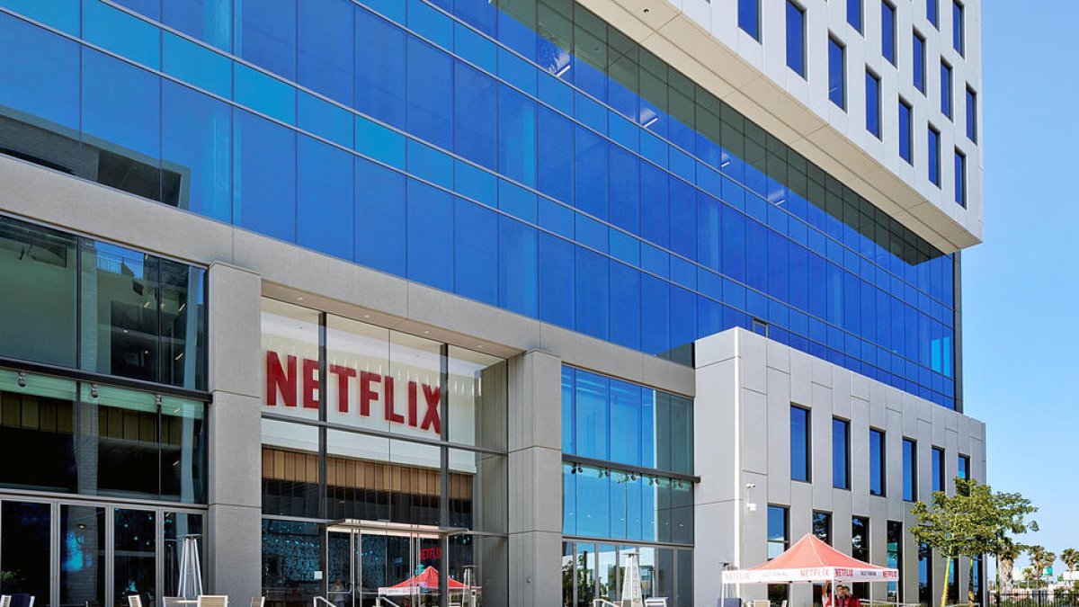 La seu central de Netflix a Califòrnia.
