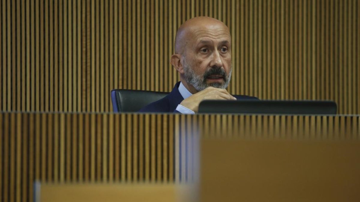 Joan Martínez Benazet aquesta tarda a la comissió de Sanitat