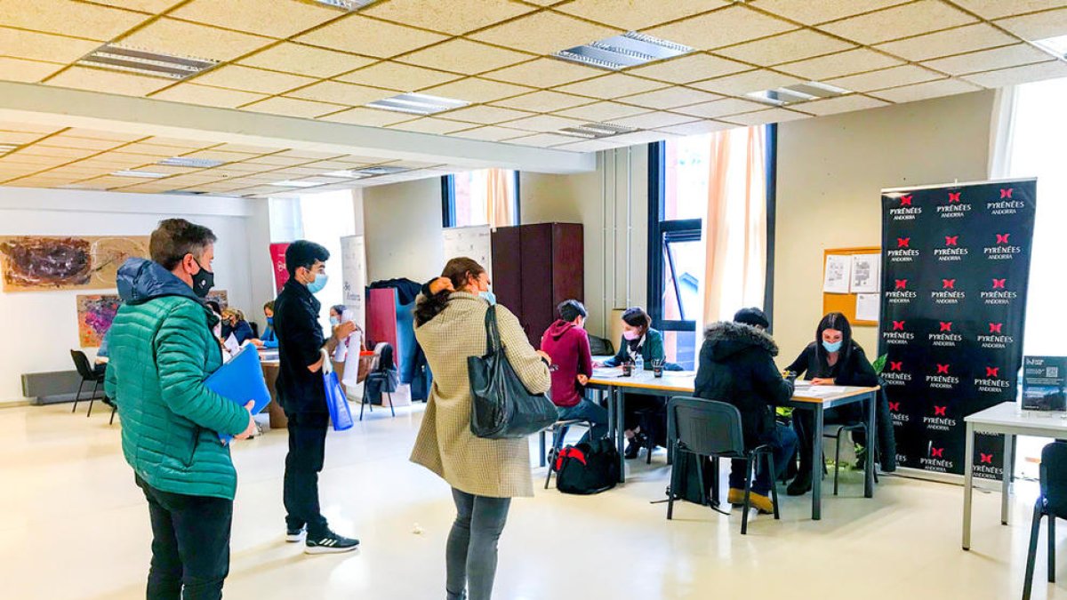 El servei d'Ocupació va organitzar el 'Job Meeting'.