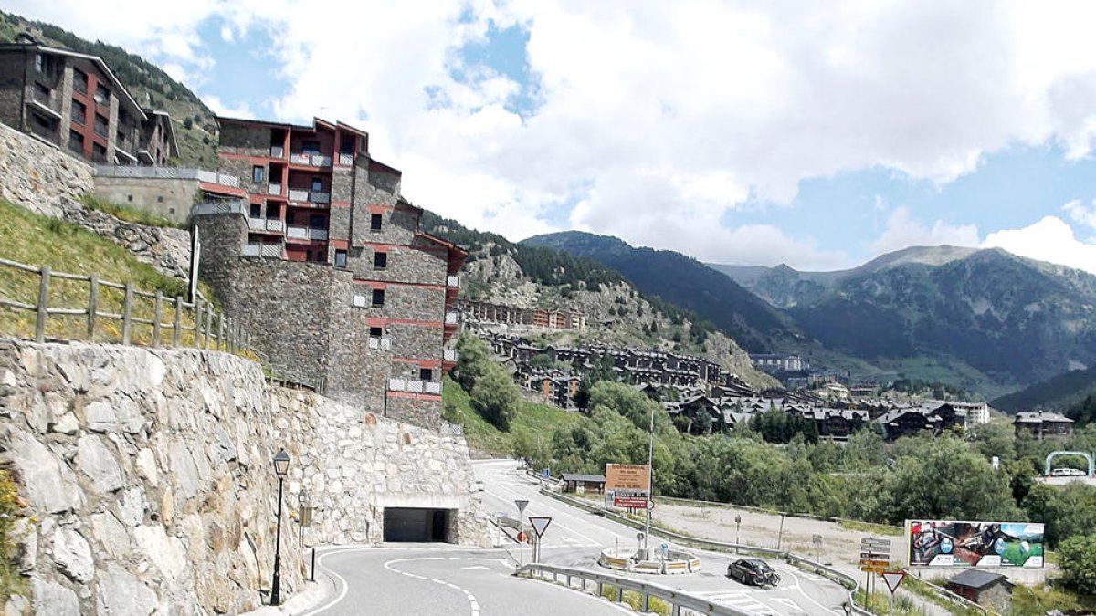 Zona de la carretera on s'actuarà.