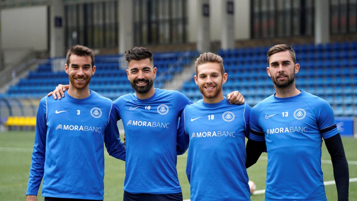 Els quatre jugadors tricolors amb passat al filial groguet.