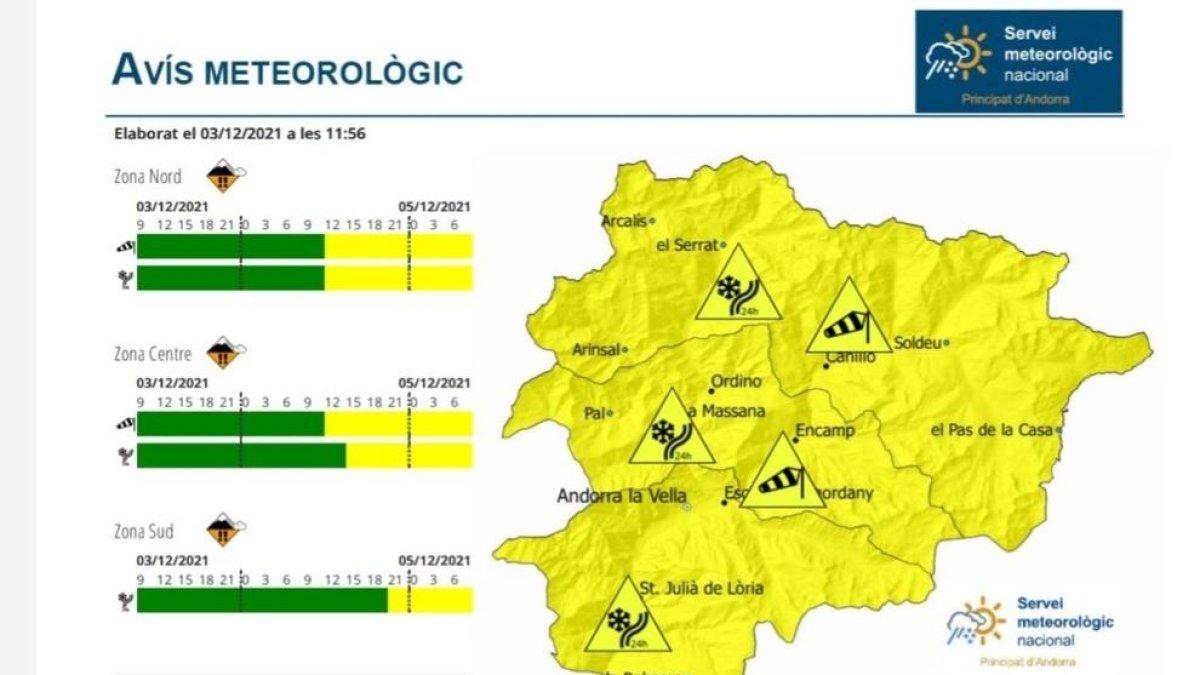 Es demana precaució en les activitats de muntanya i que es consulti el butlletí de perill d'allaus