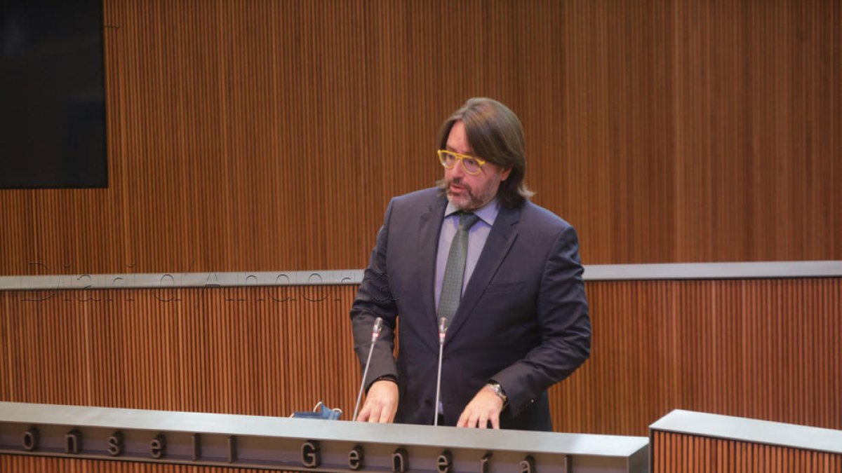 Carles Naudi al Consell General