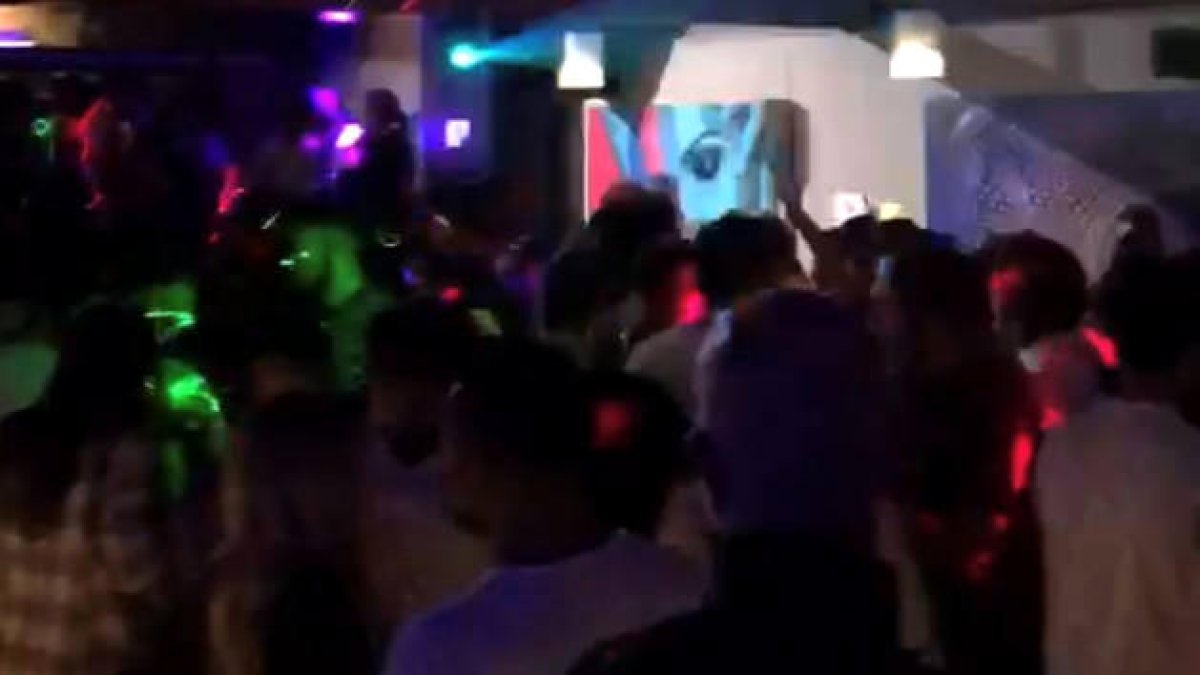 L'interior d'Eivissa Experience durant la prova pilot.