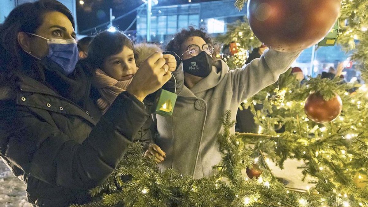 Inauguració del poblet de la Massana.