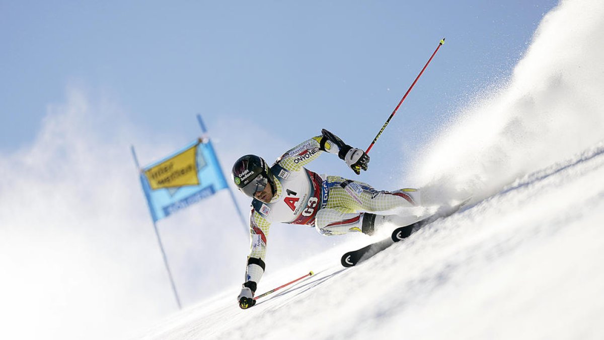 Joan Verdú a Sölden, en una competició anterior.
