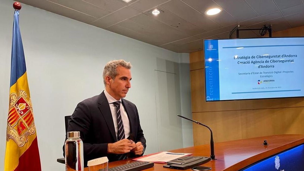 Cèsar Marquina ha presentat l'agència de ciberseguretat
