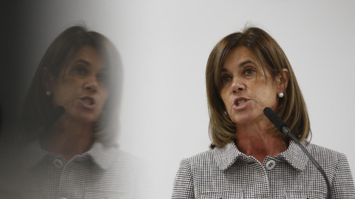 La ministra d'Educació, Ester Vilarrubla