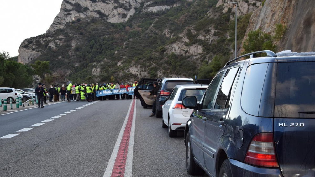 La concentració ha dificultat la circulació durant tres hores