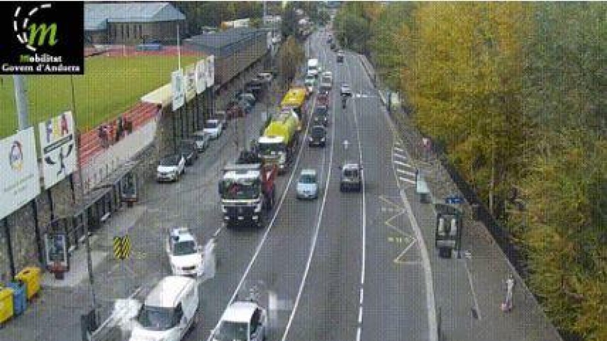 Embús entre Sant Julià i Andorra la Vella