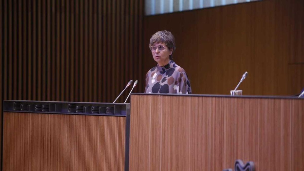 La consellera del PS, Susanna Vela al consell