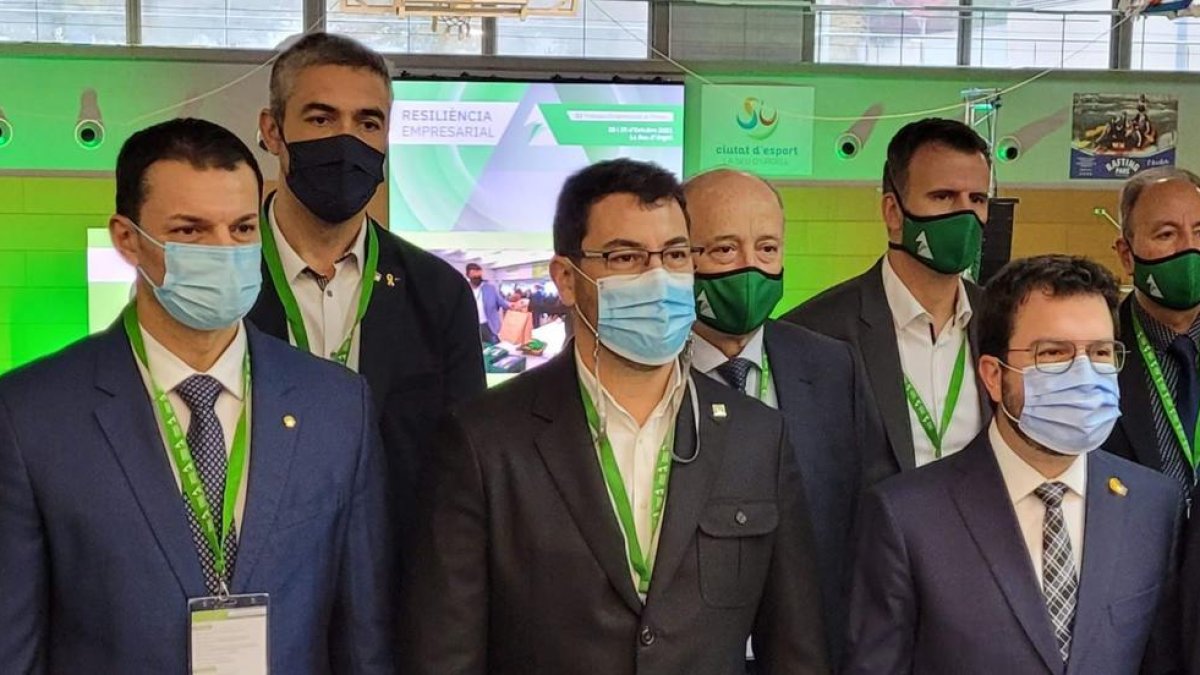 Gallardo amb Aragonès i Viaplana