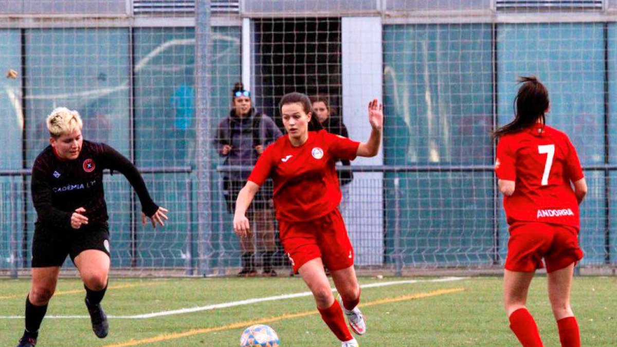 Un instant del partit.