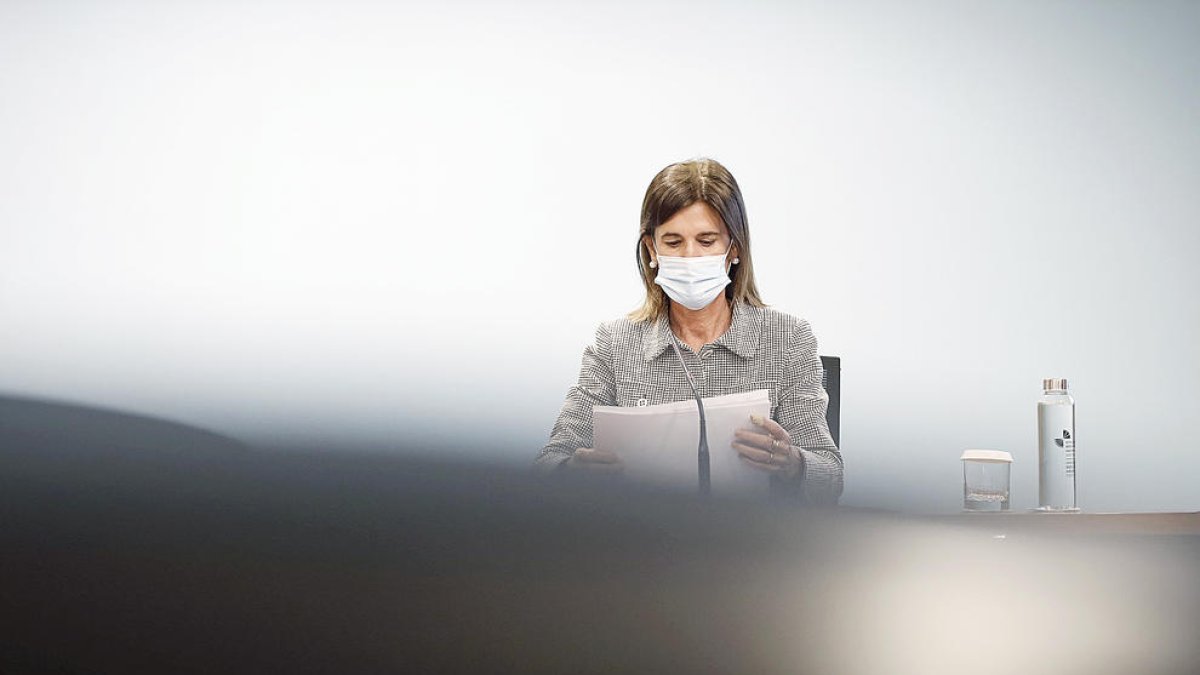 La ministra d'Educació, Ester Vilarrubla.