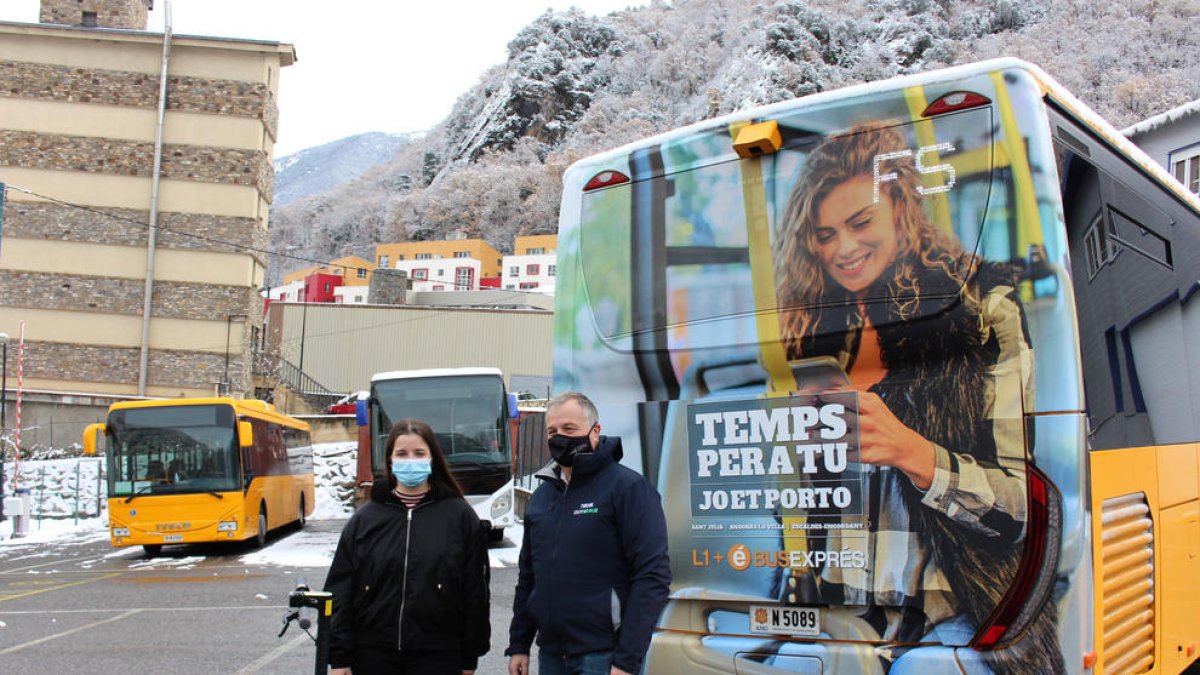 El director d'Autocars Nadal, ahir.