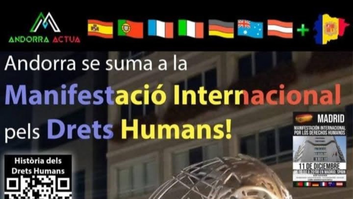 Cartell on anuncien la protesta