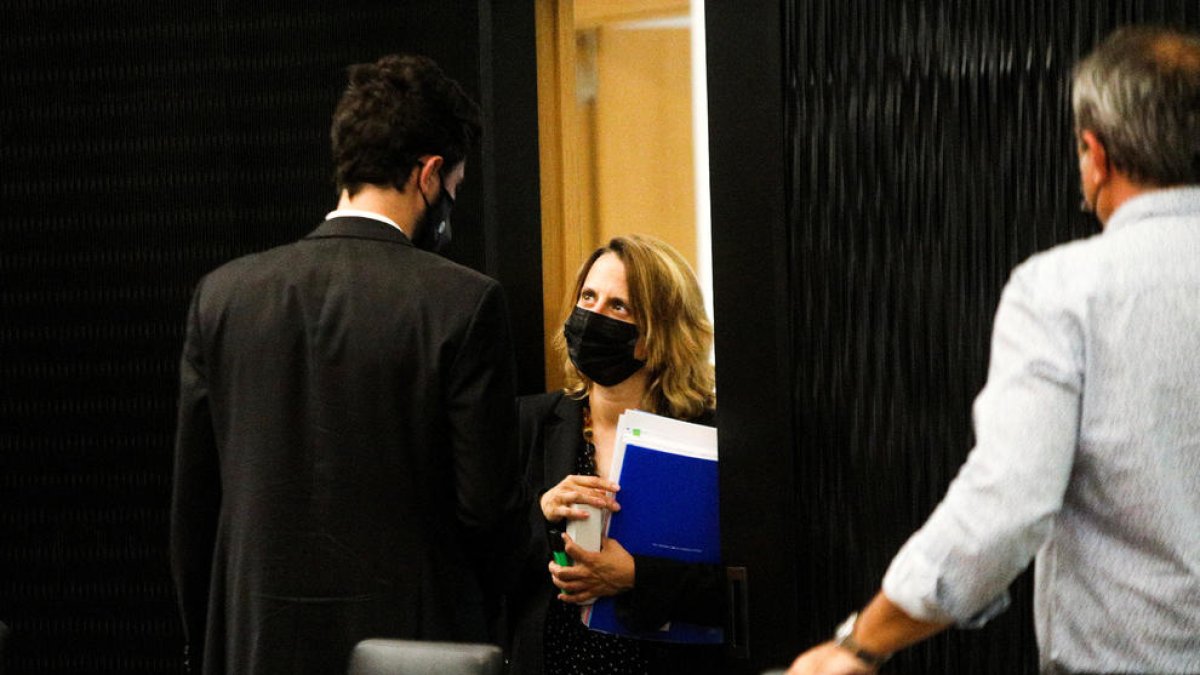 La cònsol major d'Escaldes-Engordany, Rosa Gili.