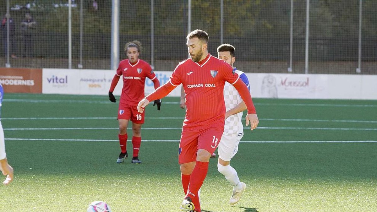 Víctor Casadesús, en un partit anterior de l'Inter.