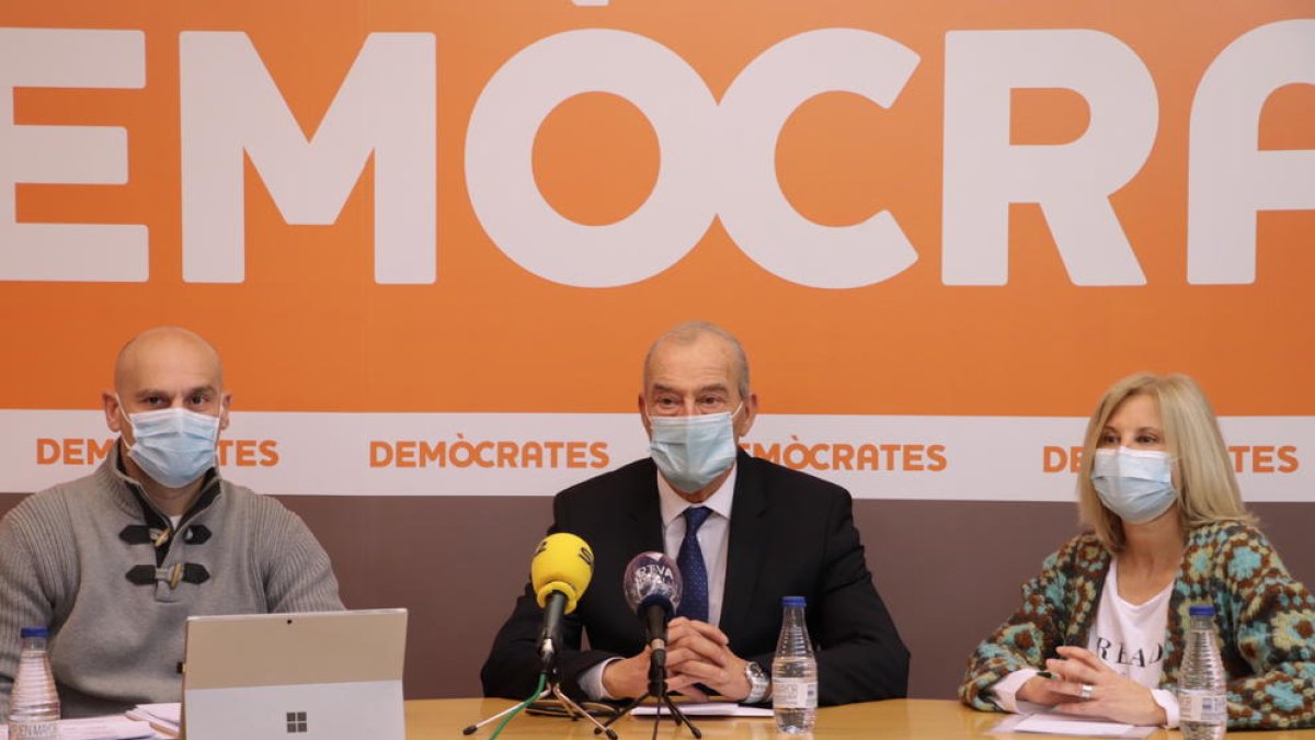 Presentació del balanç de Demòcrates de la primera meitat de mandat