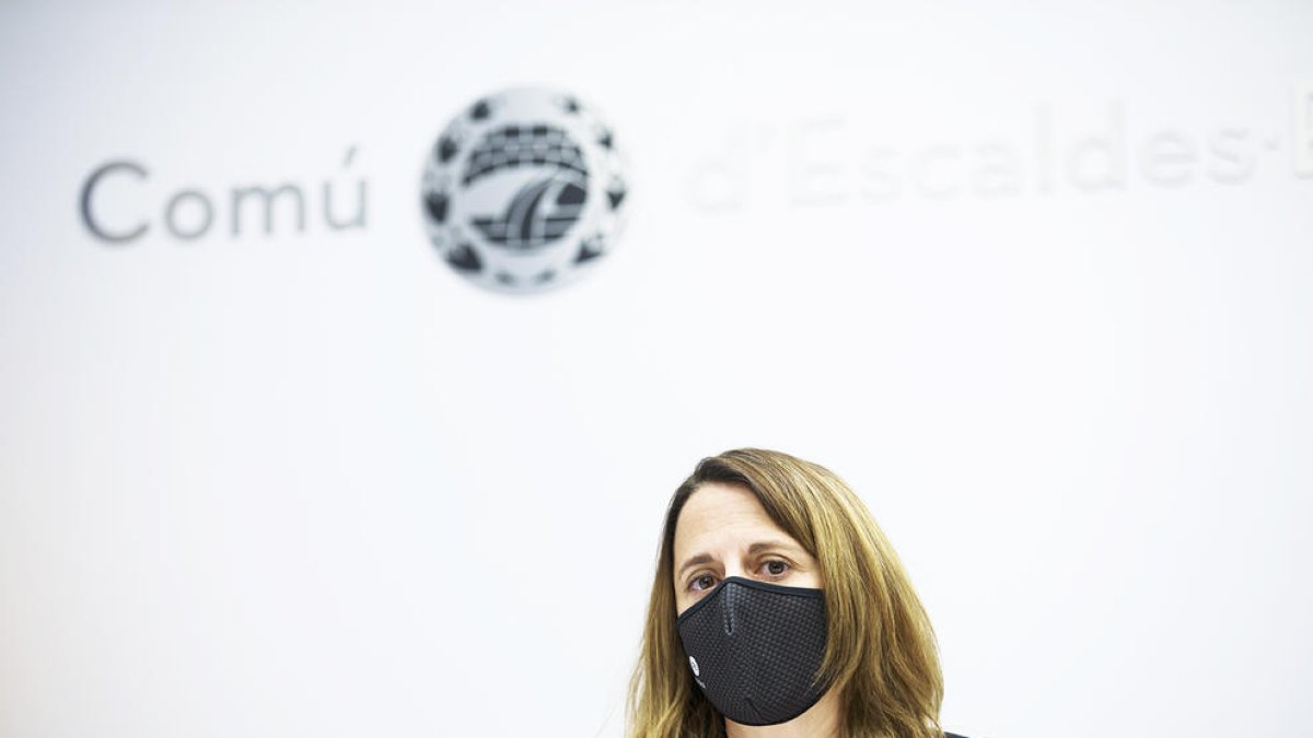 La cònsol major d'Escaldes-Engordany, Rosa Gili.