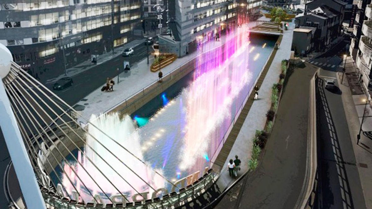 Imatge virtual del projecte de font presentat el 2015.