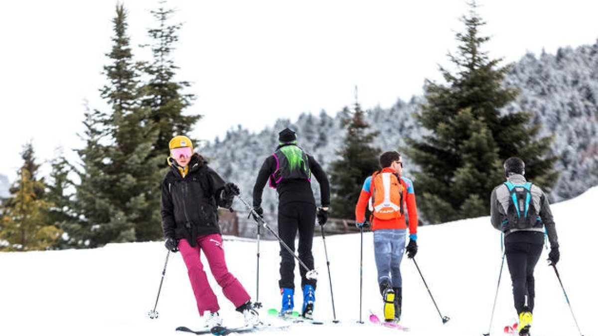 Esquiadors a la zona del Tarter.
