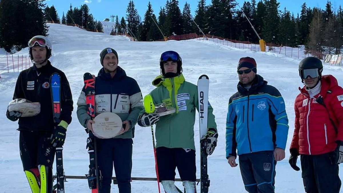 Xavi Cornella, al podi d'Àustria