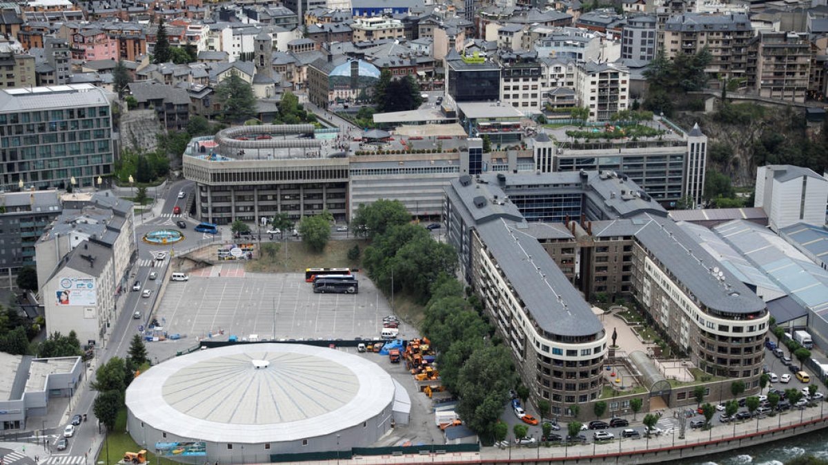 Espai de Prada Casadet, llogat pel comú trenta anys.