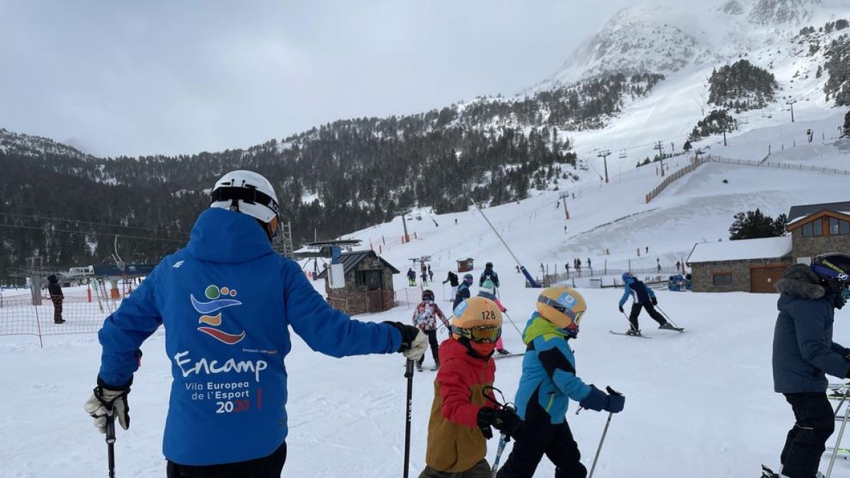L'escola de neu d'Encamp l'any passat