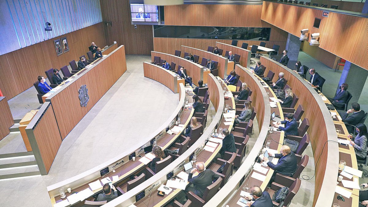 El Consell General durant una sessió.