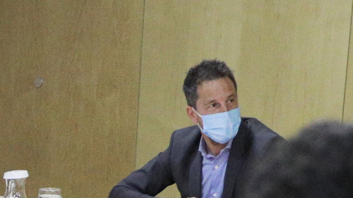 El secretari general del PS, Pere López.