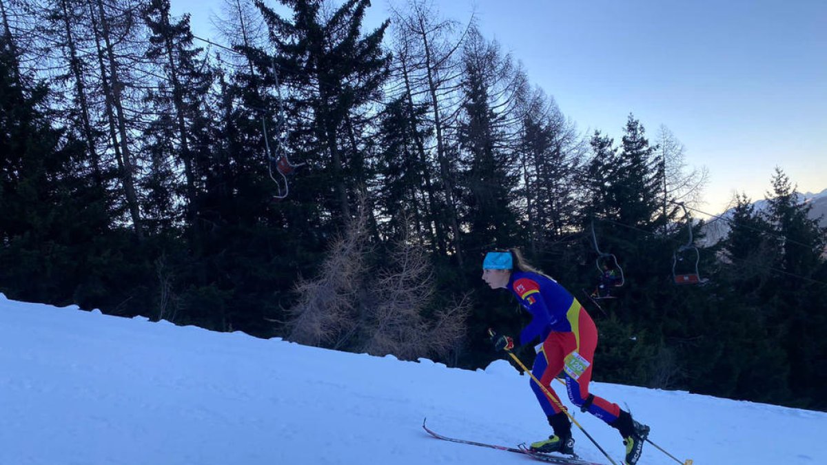 Laia Sebastià va acabar en la 26a posició a Adamello.