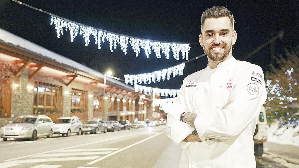El xef executiu del restaurant Ibaya de Soldeu, Jordi Grau.