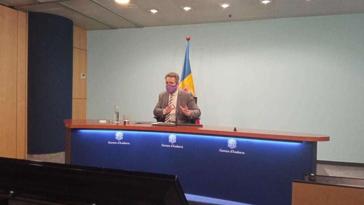 El ministre portaveu Eric Jover