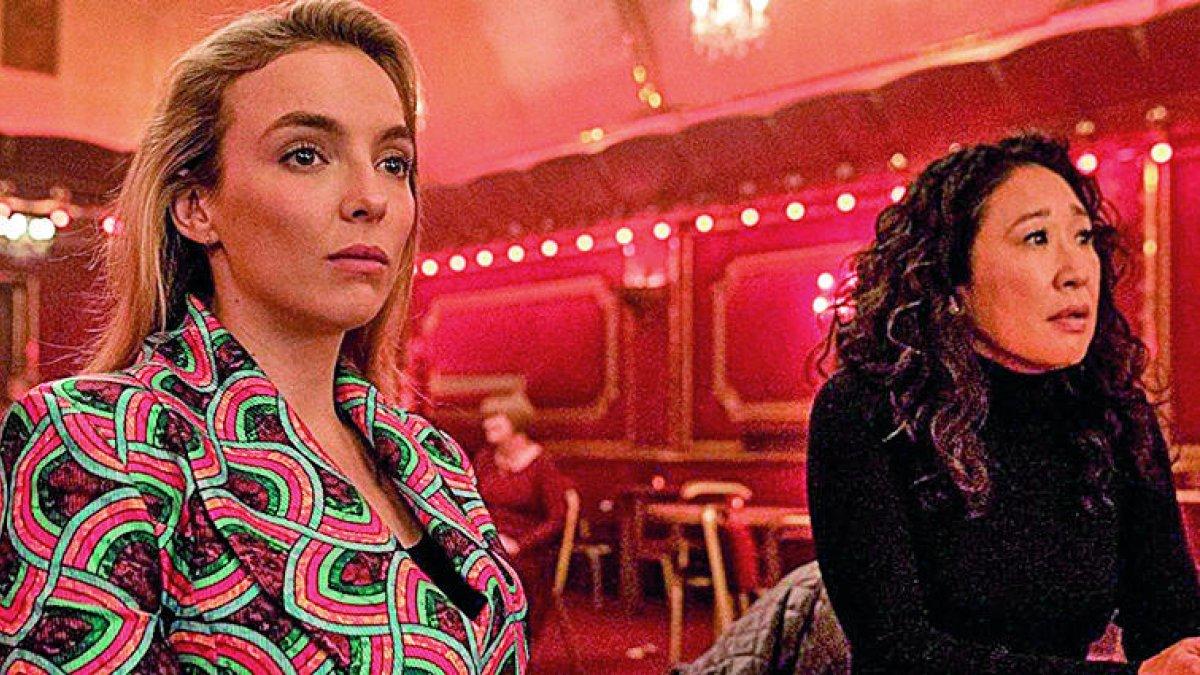 Les protagonistes de 'Killing Eve', en un moment de la quarta temporada.