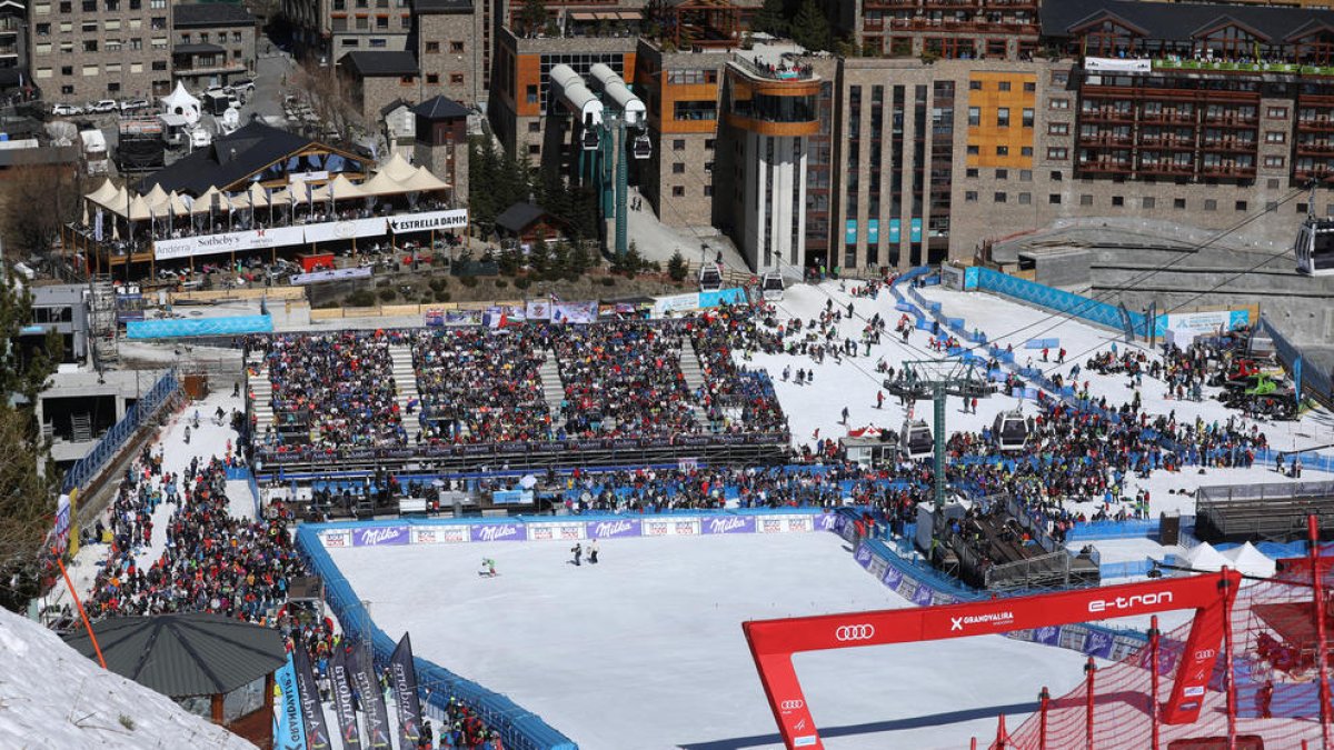 La pista Avet, a Soldeu, acolliria les proves tècniques del Campionat del Món.