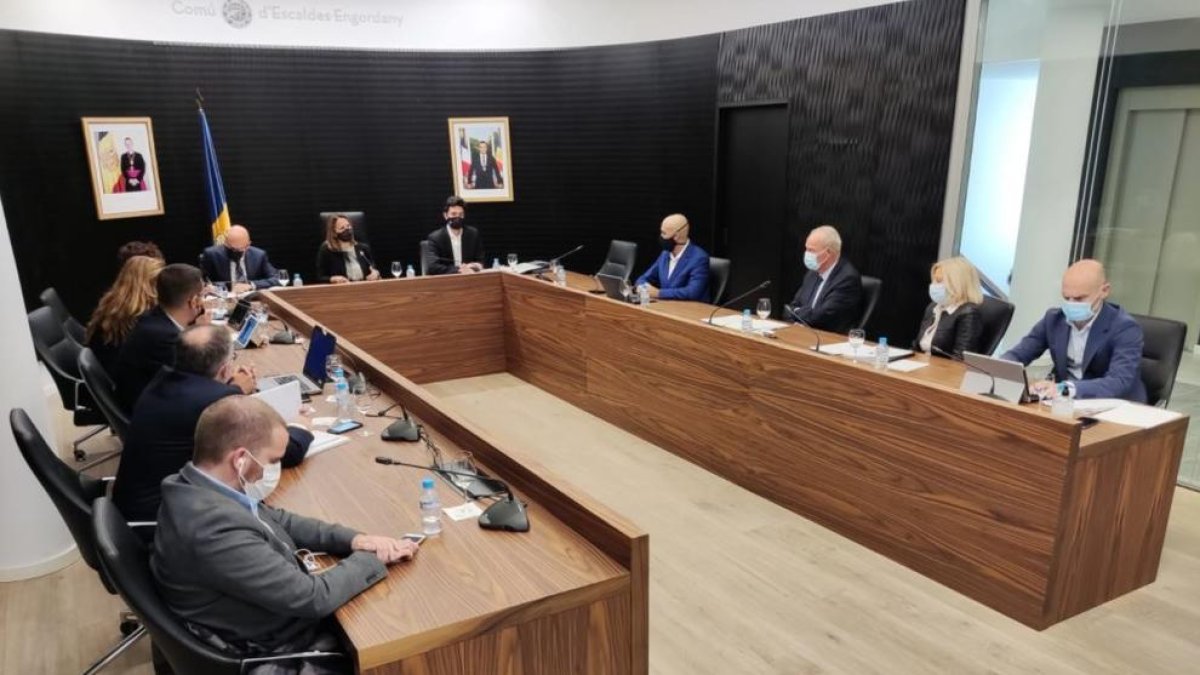 Sessió de l'últim consell de comú del 2021 d'Escaldes