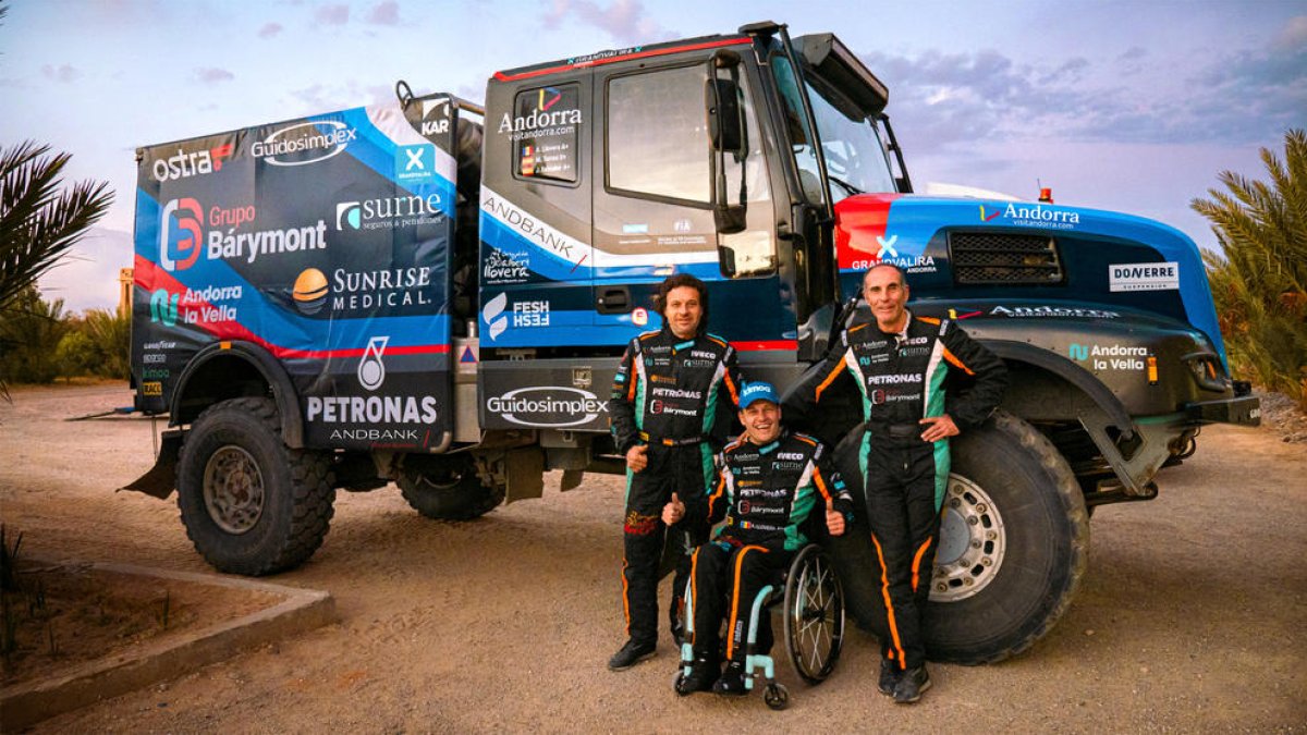 El pilot Albert Llovera és un dels representants andorrans en la present edició del Dakar.