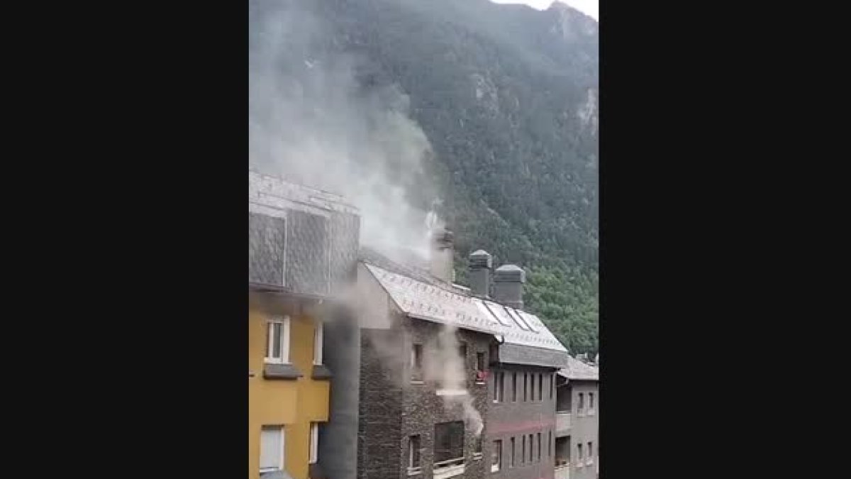 Imatges de l'incendi.