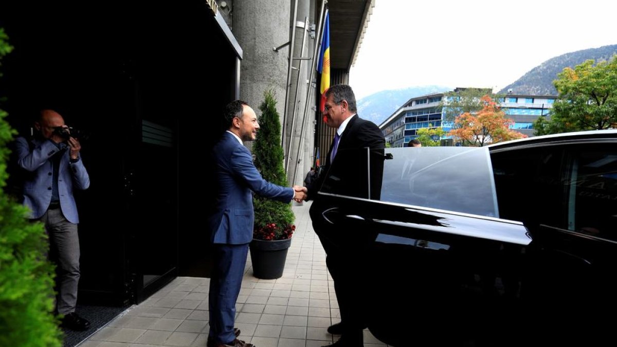 Visita del vicepresident de la Comissió Europea