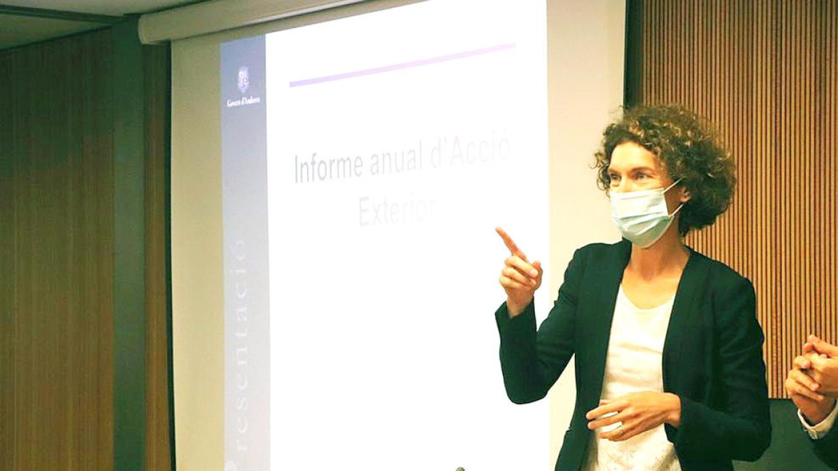 La ministra d'Afers Exteriors, Maria Ubach.