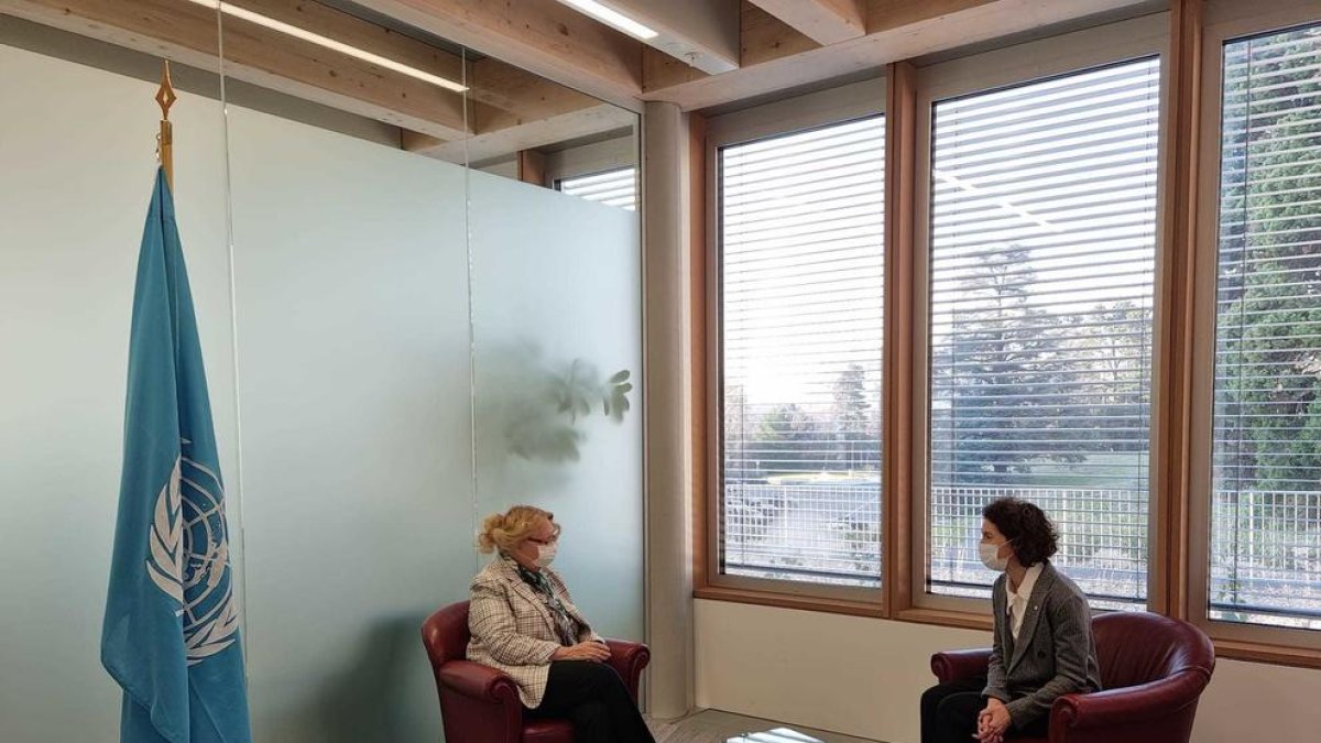 Maria Ubach amb Tatiana Valovaya