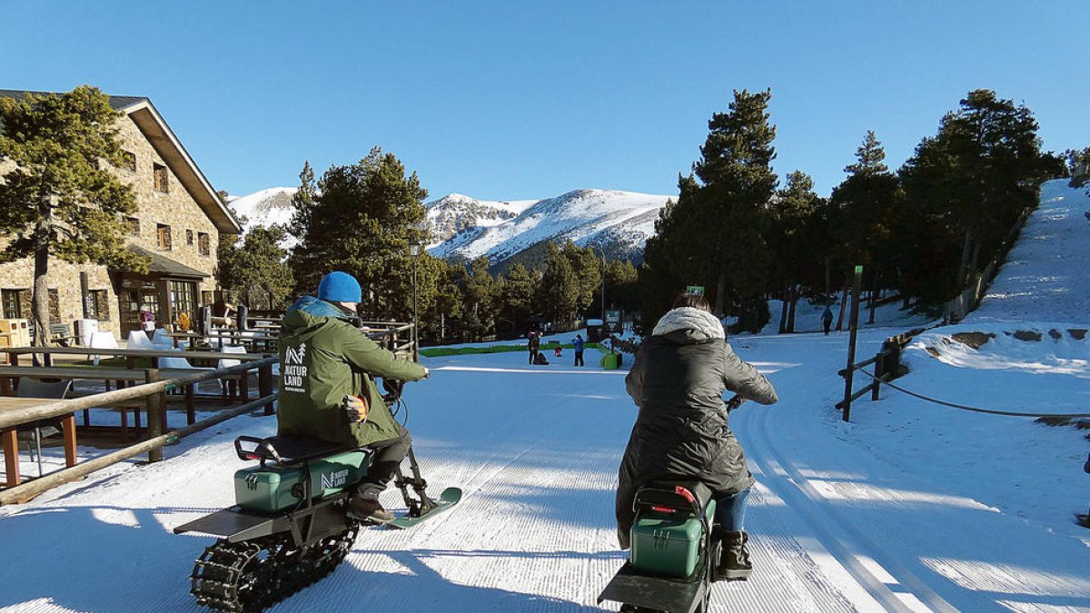 Una de les activitats de Naturland a l'hivern.