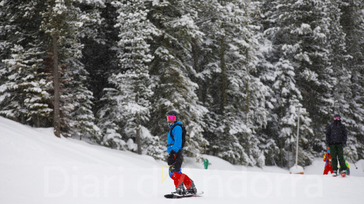 Esquiadors a Vallnord
