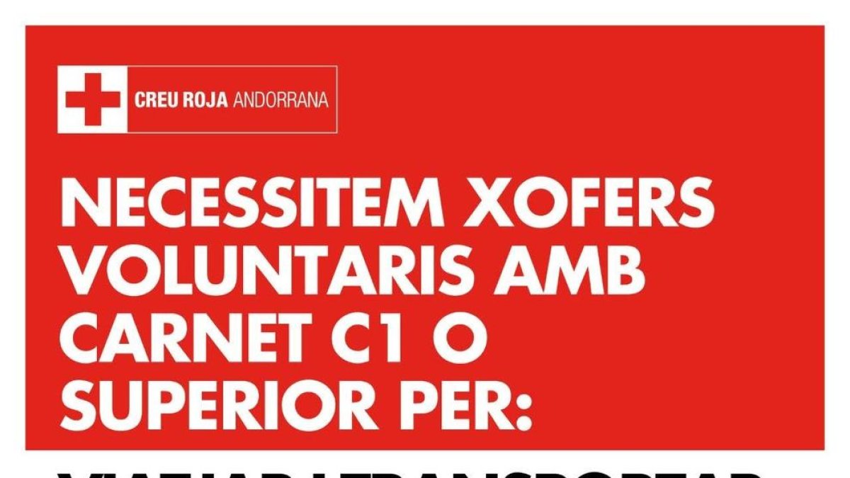 Es demana disposar del carnet C1 o superior
