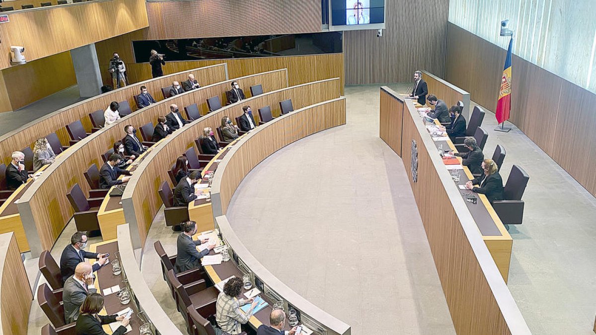El ple del Consell General.
