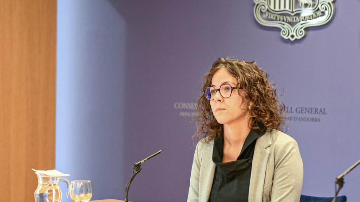 La vicepresidenta del PS al Consell General, Judith Salazar